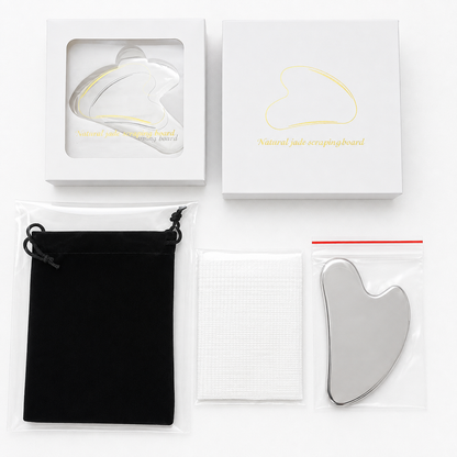 Stainless Steel Heart Shape Gua Sha Scraping Board