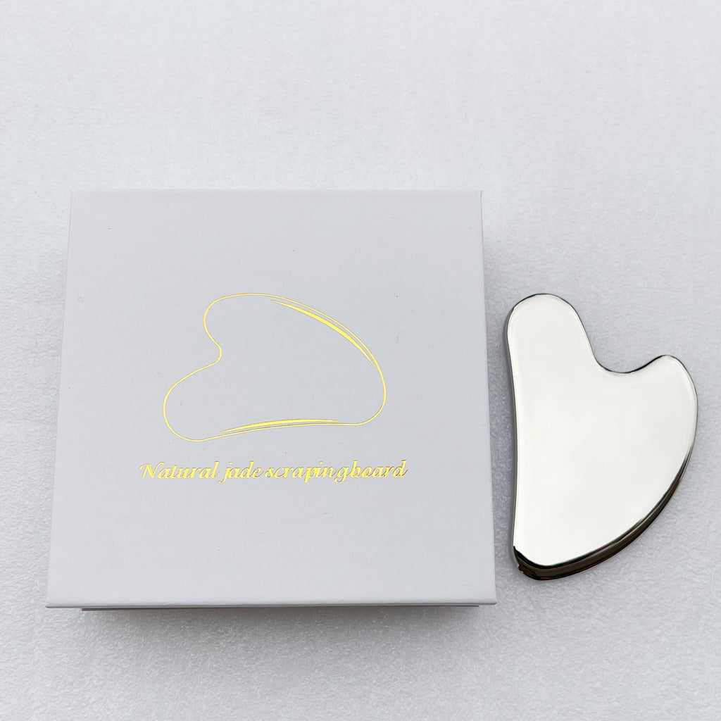 Stainless Steel Heart Shape Gua Sha Scraping Board