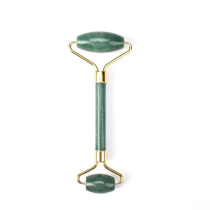 Jade Gua Sha Massage Board and Roller